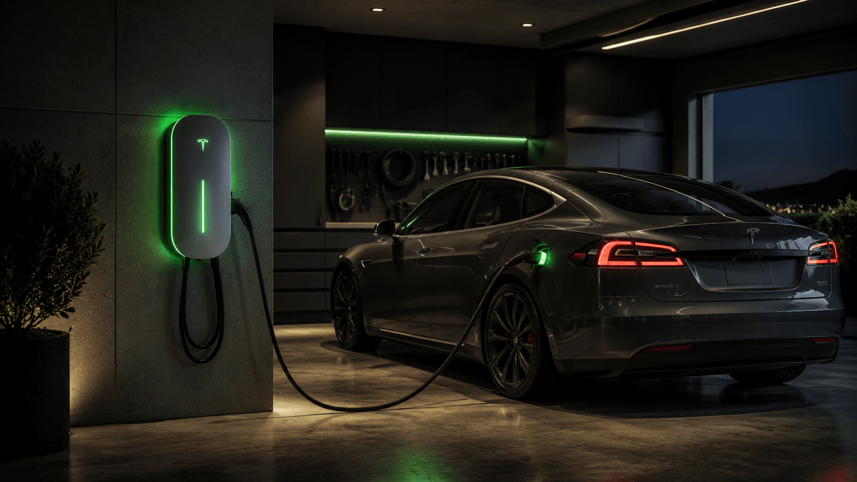 Tesla Charging at Home Complete Guide cover from Tesla App – Elvee