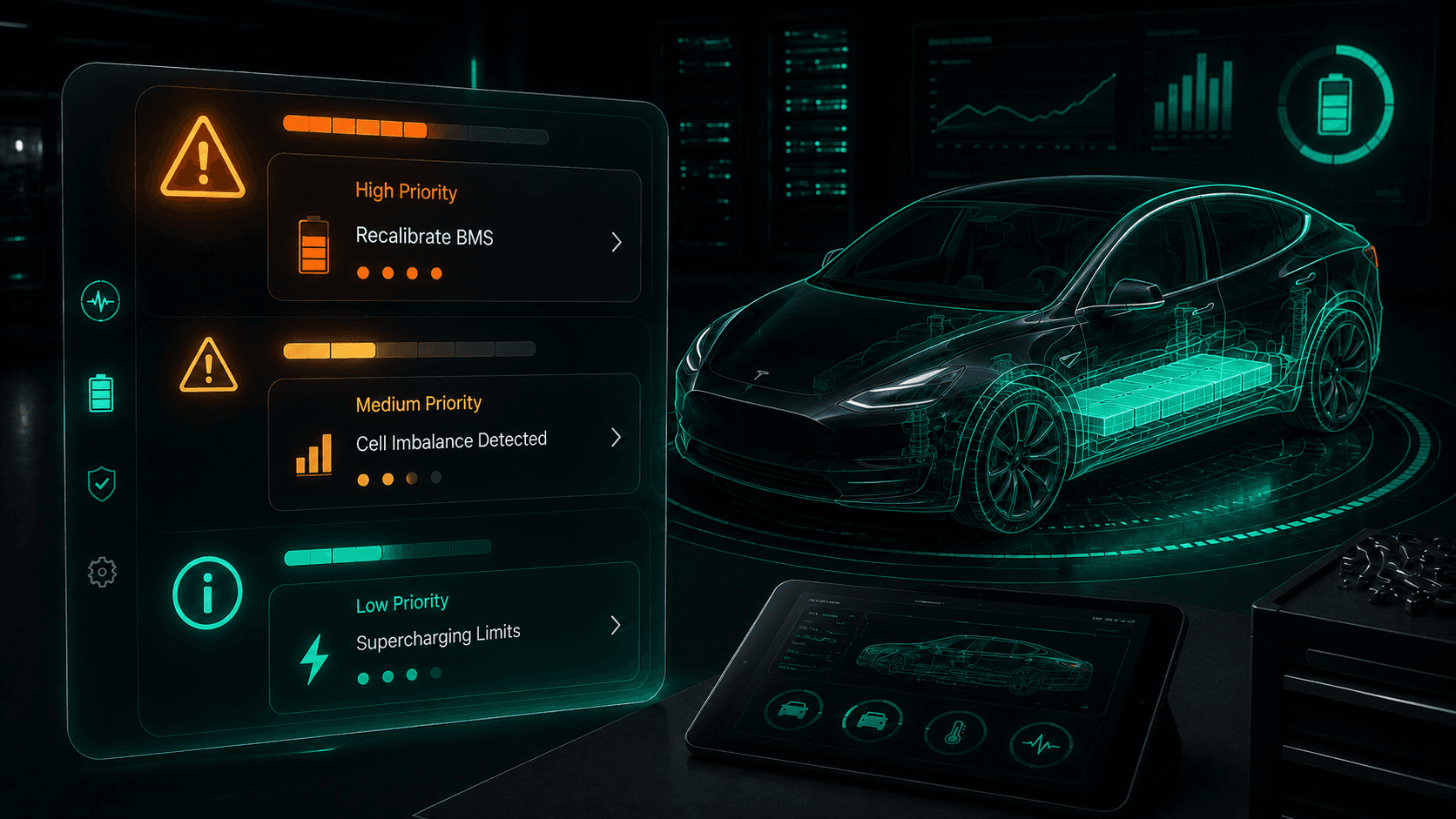 Tesla Battery Alert Priority: How to Decide What to Fix cover from BatteryDr: Tesla Battery Care