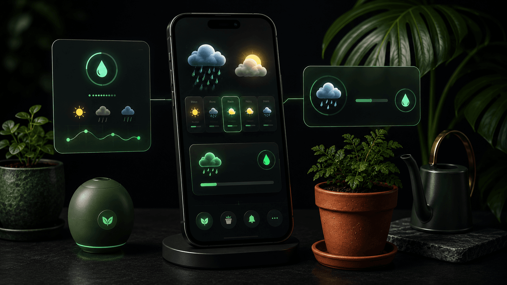Weather-Smart Plant Reminders for Indoor and Outdoor Care cover from Water Planter: Plant Care