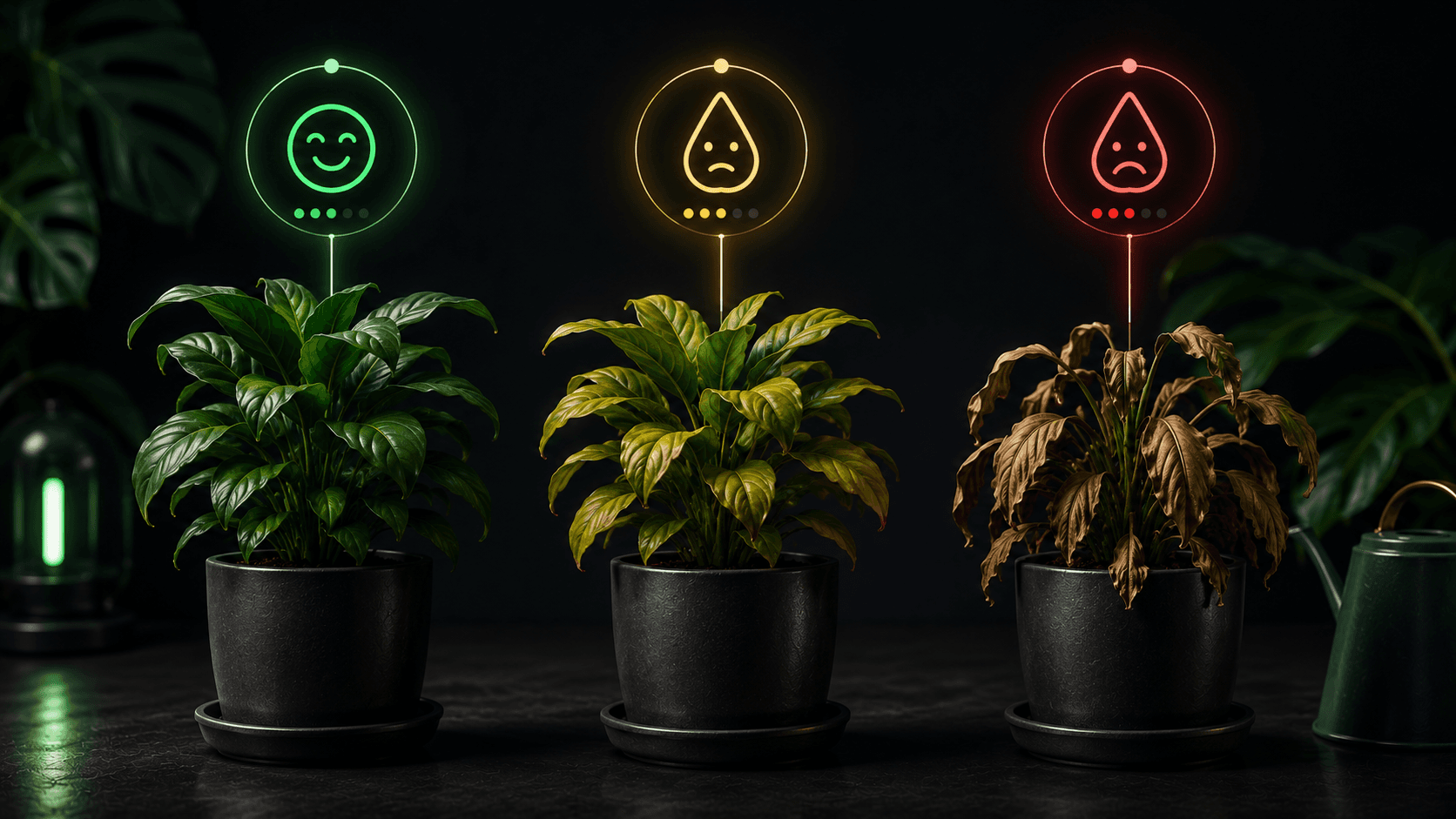 Plant Mood Explained: Happy, Healthy, Thirsty, and Critical cover from Water Planter: Plant Care