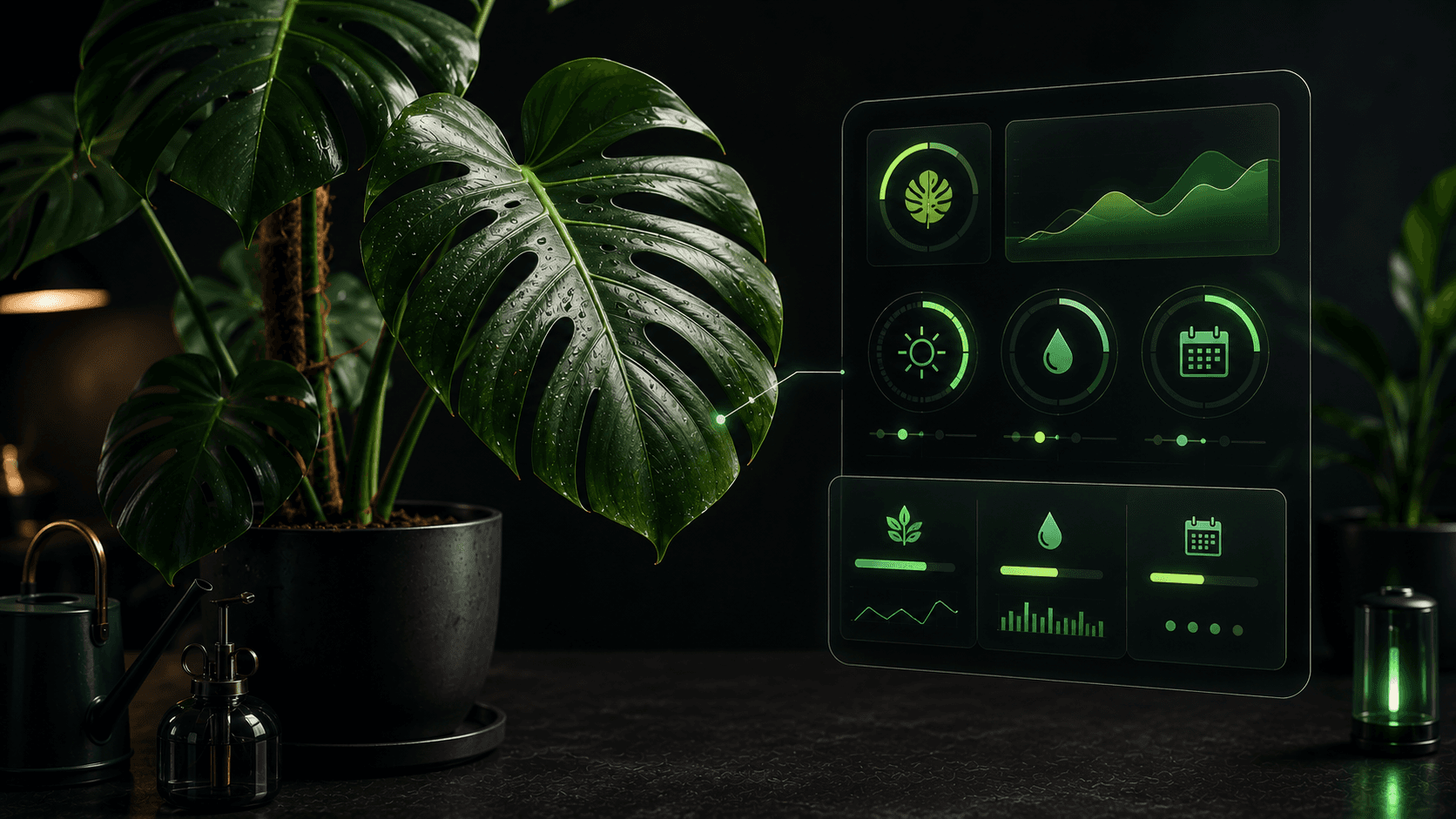 Monstera Watering Reminders and Care Timing cover from Water Planter: Plant Care