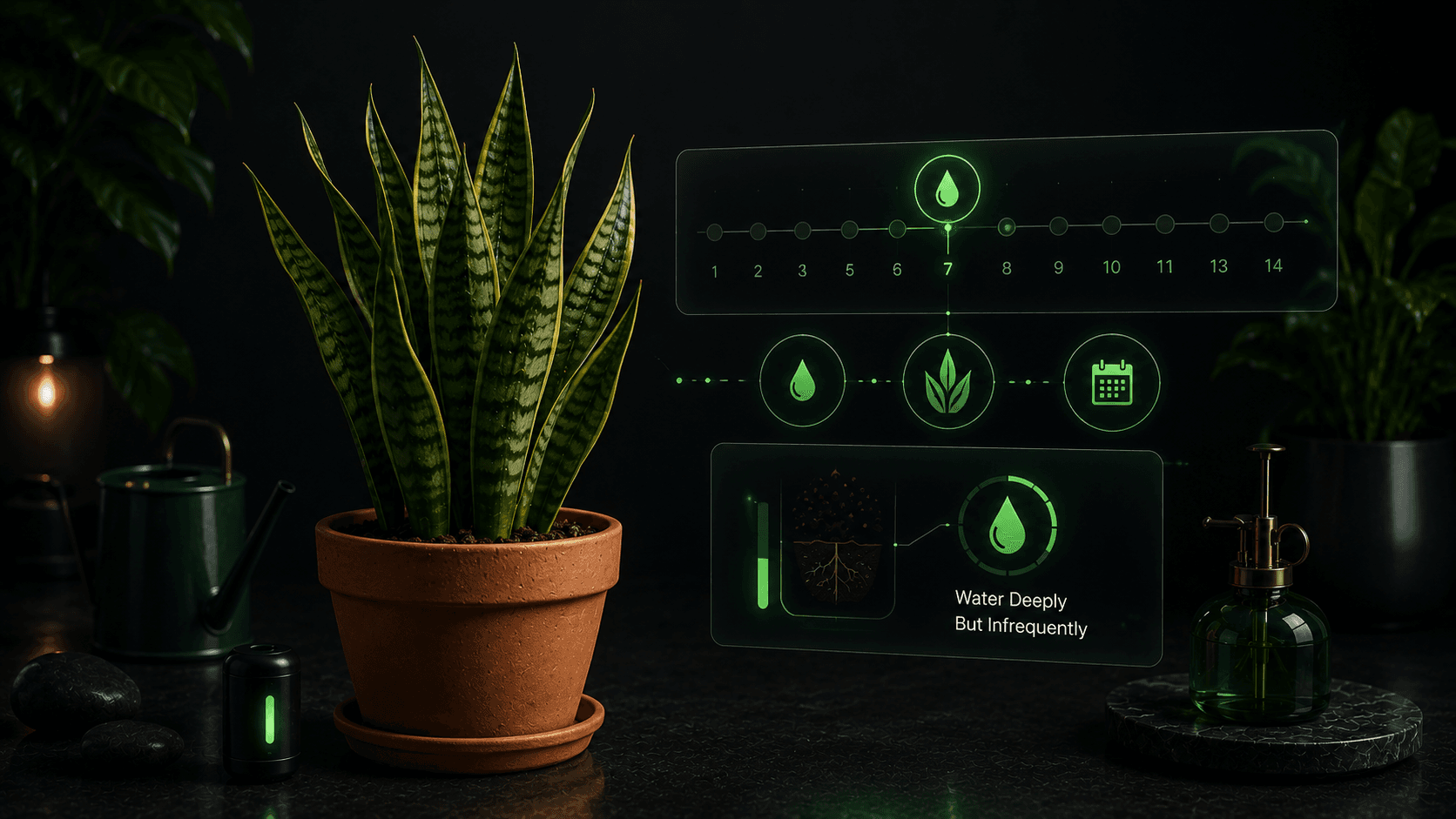 Snake Plant Watering Schedule Without Overwatering cover from Water Planter: Plant Care