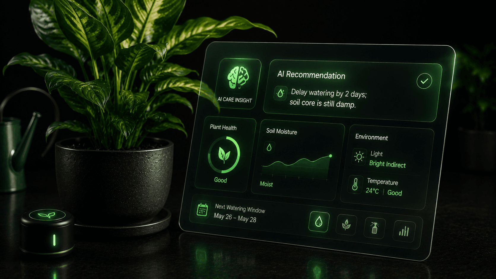 AI Care Insights for Plant Watering Decisions cover from Water Planter: Plant Care